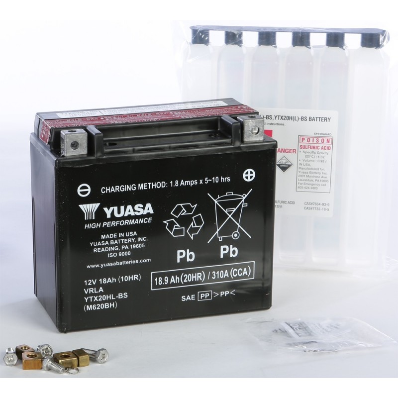 Yuasa YTX20HL-BS Maintenance Free Battery