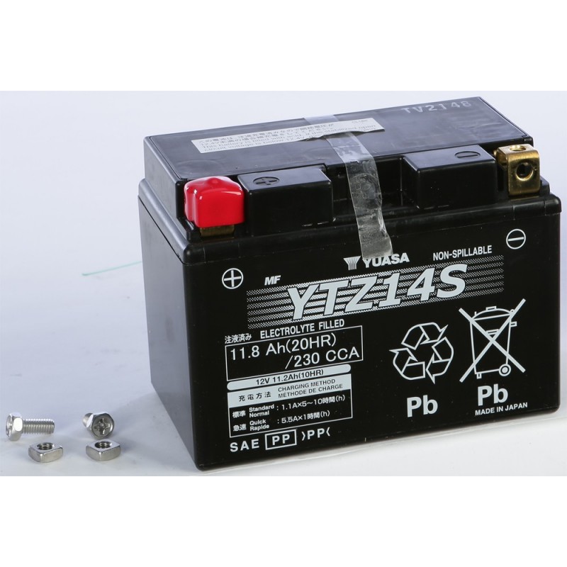 Yuasa YTZ14S Sealed & Factory Activated Battery